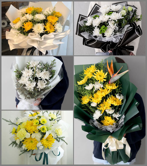 广东梅州市平远县八尺镇黄沙村白事花束代送